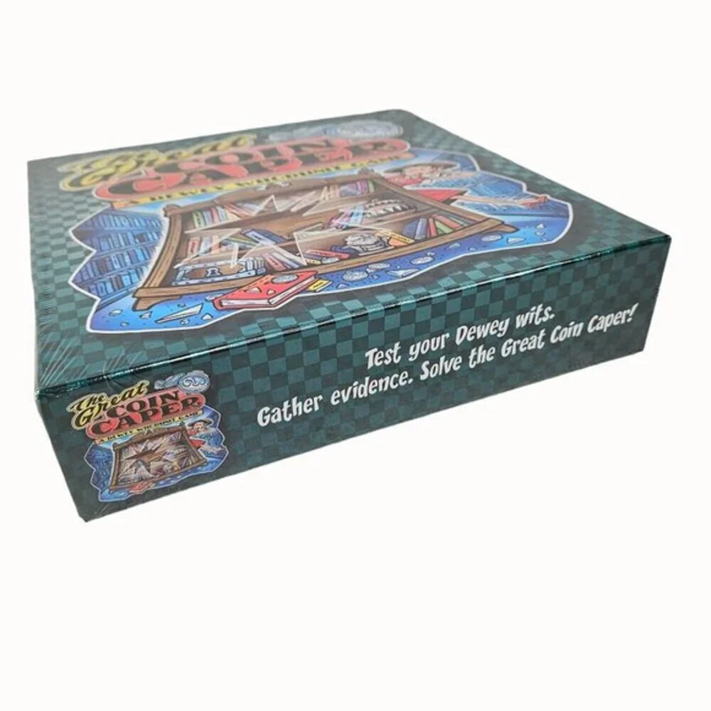 The Great Coin Caper A Dewey Whodunit Game‎ Family Game Night Play Detective New